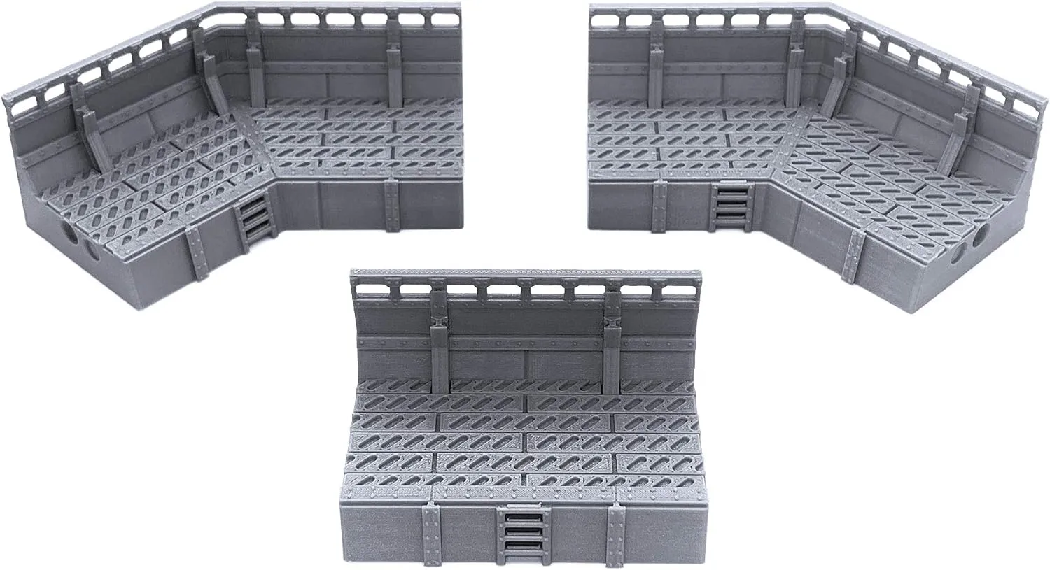 EnderToys Trenchline Auxiliary Set by Terrain4Print, 3D Printed Tabletop RPG Scenery and Wargame Terrain for 28mm Miniatures