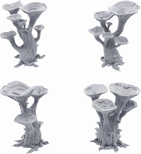 EnderToys Blooming Lanterns by Printable Scenery, 3D Printed Tabletop RPG Scenery and Wargame Terrain 28mm Miniatures