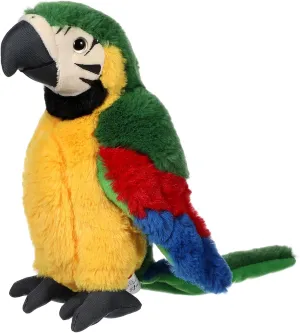 ERINGOGO Plush Parrot Stuffed Animal Toy for Boy Girl Soft Parrot Toy Educational Teaching Aid Birthdays Classroom Prizes