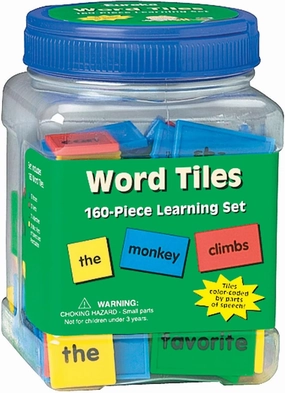Eureka Educational Tub of Word Tiles Classroom Supplies for Teachers,160 pc (867450)