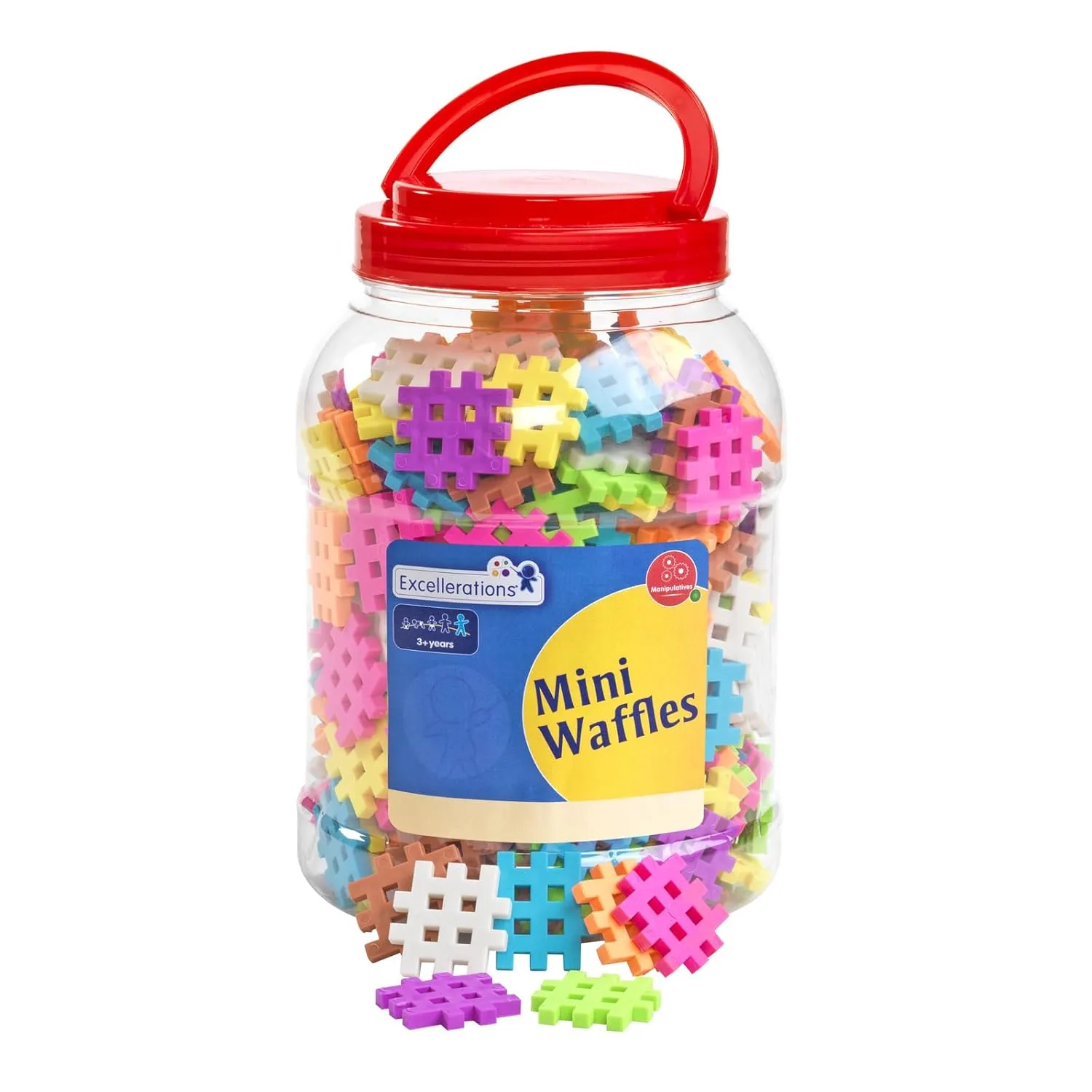 Excellerations Miniature Waffles Manipulative - Set of 300
