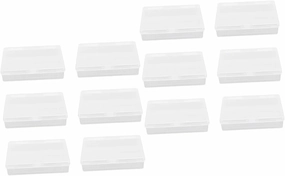 FAVOMOTO 2sets 6pcs Box Transparent Small Cards Storage Box Lightweight Organizing Container for Simple Style Design for and 6pcs*2