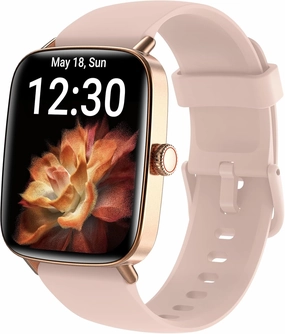 Fitpolo Smart Watch for Women, Always-on HD Touchscreen Fitness Tracker, Make/Answer Calls, Heart Rate SpO2 Monitor, IP68 Waterproof, Sleep & Activity Tracking Smartwatch for Android Phones iPhone
