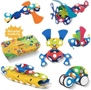 Flexible Building Blocks Set, Creative Construction Toys for Kids, Educational Fun for 3  Years Old, Enhances Hand-Eye Coordination and Creativity