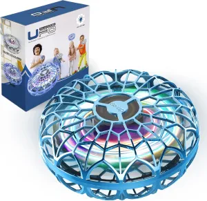 Flying Orb Ball Toy,Hand-Controlled Floating Ball with Color LEDs,STEM Gift for Kids,Indoor/Outdoor Spinner Toy for Boys Age 6 7 8 9 10 11 12 