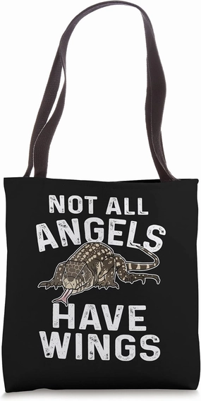 Funny Argentine Black and White Tegu Gift Huge Lizard Gift Tote Bag