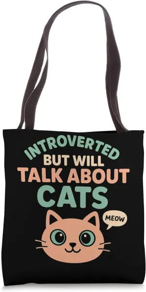 Future Crazy Cat Lady Cute Feline Obsession Quirky Cat Life Tote Bag