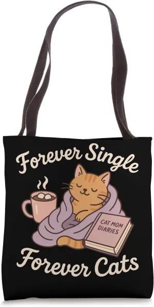 Future Crazy Cat Lady Cute Feline Obsession Quirky Cat Life Tote Bag