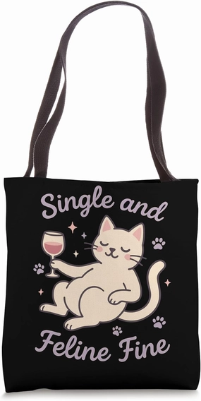 Future Crazy Cat Lady Cute Feline Obsession Quirky Cat Life Tote Bag