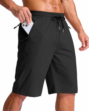 G Gradual Men's 11" Board Shorts with 3 Zipper Pockets Long Swim Trunks Quick Dry Bathing Suit Swimwear Beach Shorts No Liner