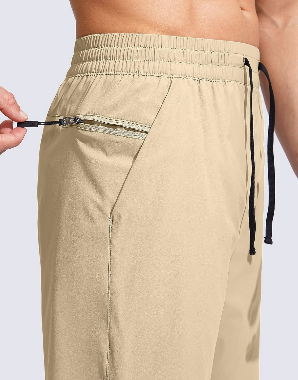 G Gradual Men's Swim Trunks Quick Dry Bathing Suit Beach Board Shorts for Men with Zipper Pockets and Mesh Lining
