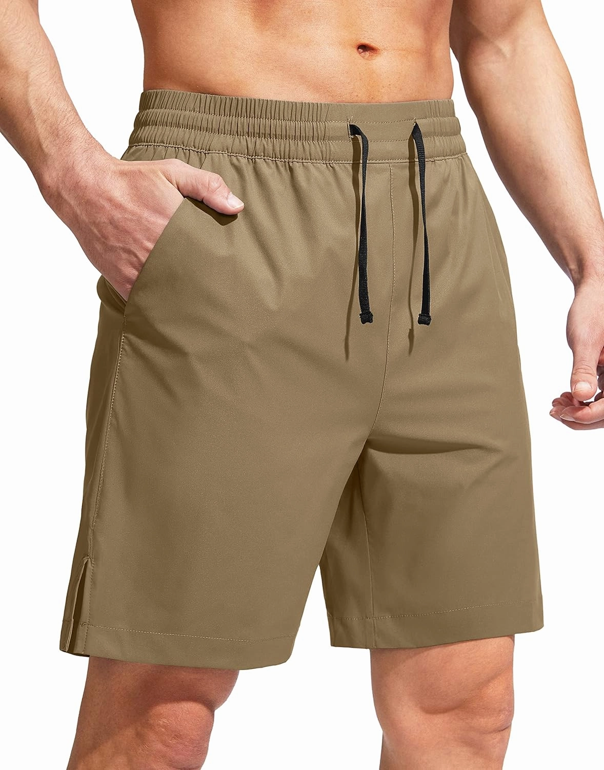 G Gradual Men's Swim Trunks Quick Dry Bathing Suit Beach Board Shorts for Men with Zipper Pockets and Mesh Lining