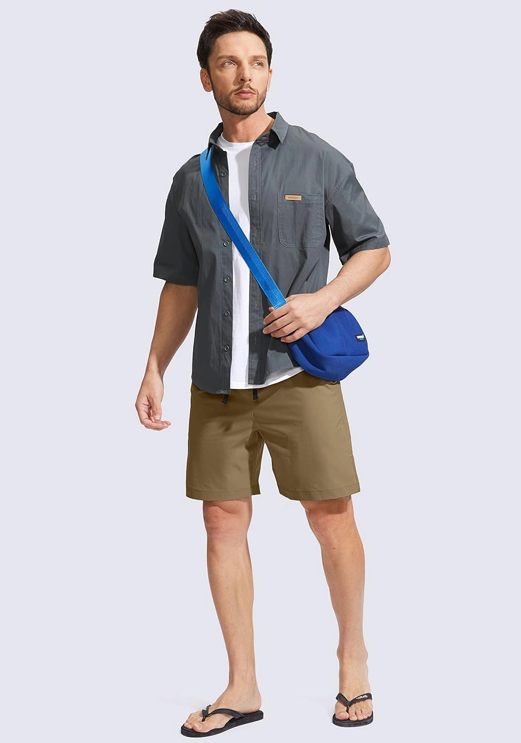 G Gradual Men's Swim Trunks Quick Dry Bathing Suit Beach Board Shorts for Men with Zipper Pockets and Mesh Lining