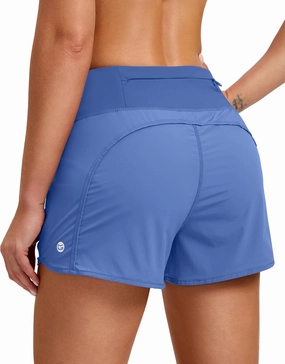 G Gradual Women's Running Shorts with Mesh Liner 3" Workout Athletic Shorts for Women with Phone Pockets