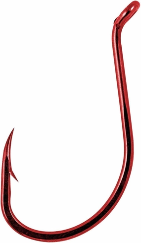 Gamakatsu 25 Pack Octopus Hook (Red, 1/0)