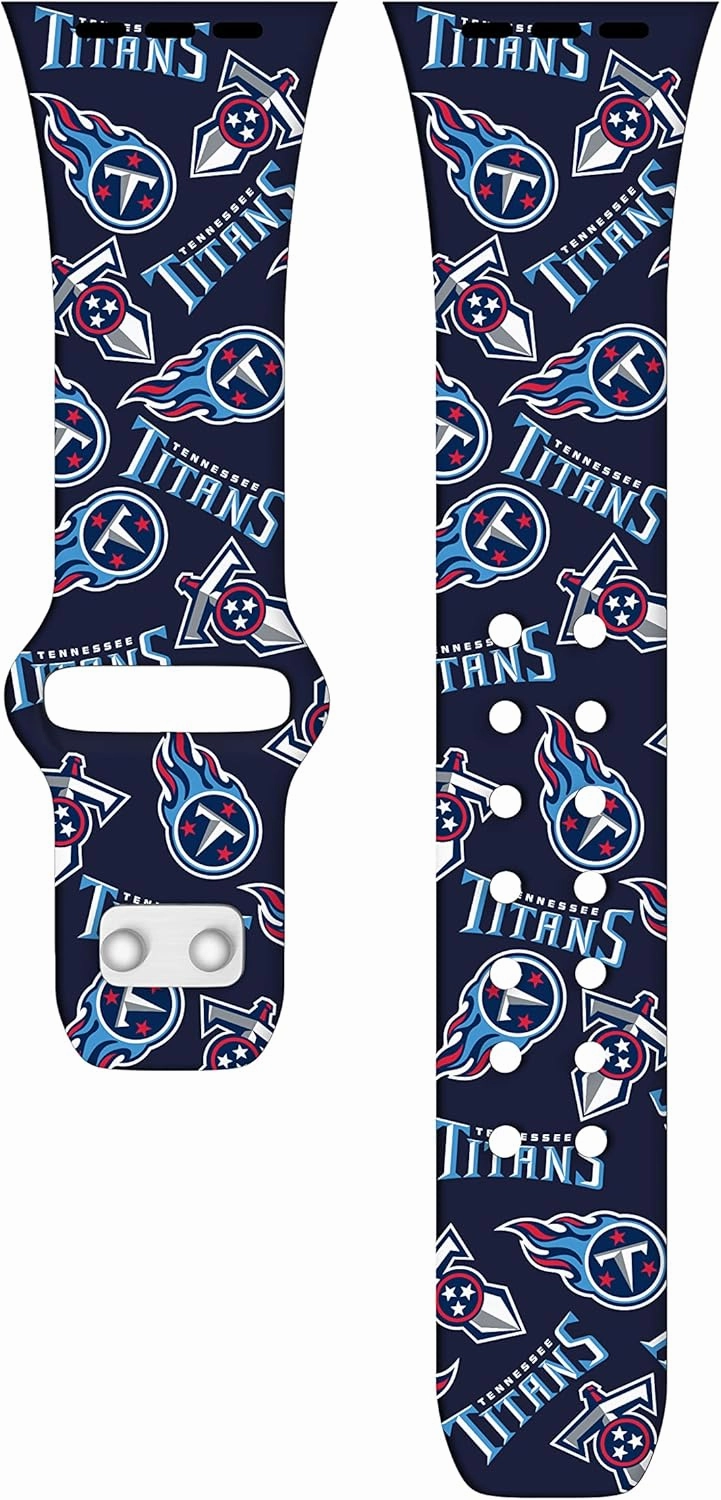 Game Time Tennessee Titans HD Watch Band Compatible with Apple Watch