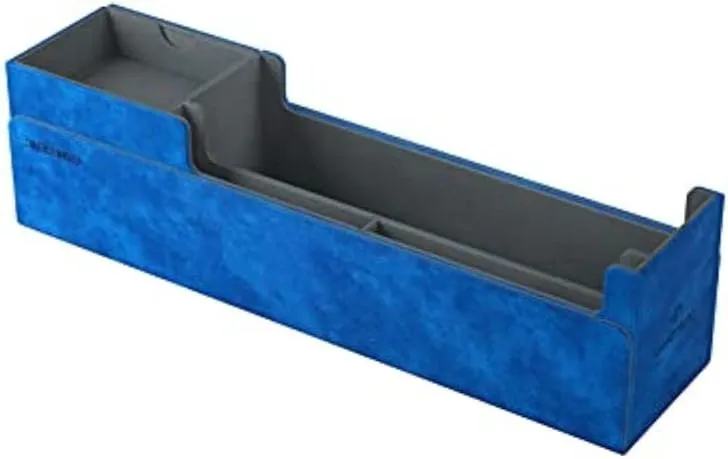GameGenic Cards Lair 400  Convertible Deck Box | Double-Sleeved Card Storage | Premium Card Game Protector | Nexofyber Surface | Holds up to 400 Cards | Blue Color, (GGS20085ML)