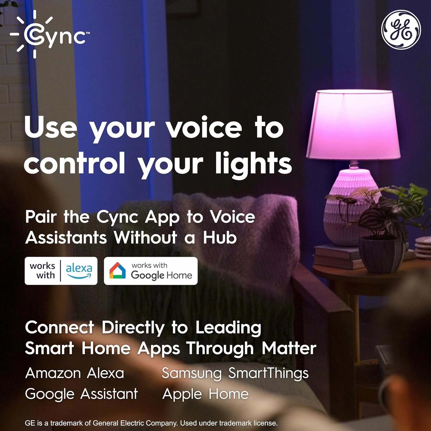 GE Cync Reveal HD  Smart LED Wafer Downlight, Color Changing LED Light, Works with Alexa and Google Home, Matter Compatible, No Recessed Lighting Housing Required, Ceiling Lights, 2 Inch (3 Pack)