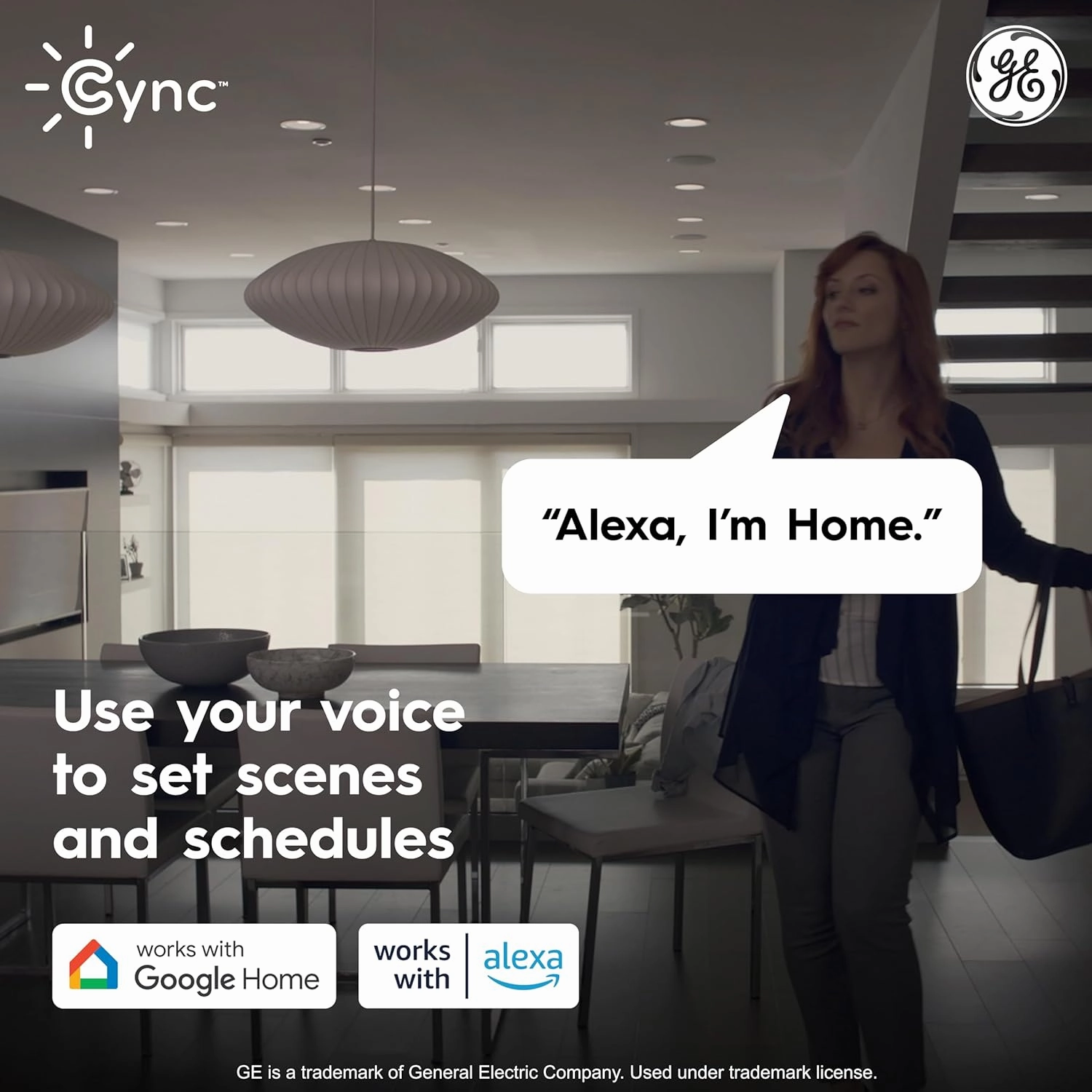 GE Cync Reveal HD  Smart Undercabinet Light Fixture, Color Changing, 12-in Bar