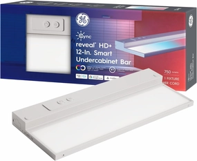 GE Cync Reveal HD  Smart Undercabinet Light Fixture, Color Changing, 12-in Bar