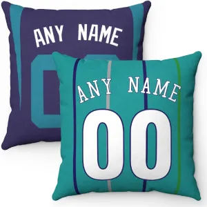 Generic Charlotte Pillow Throw pillow Customized Any Name & Number Gifts for Men Women Youth, 1 Pack