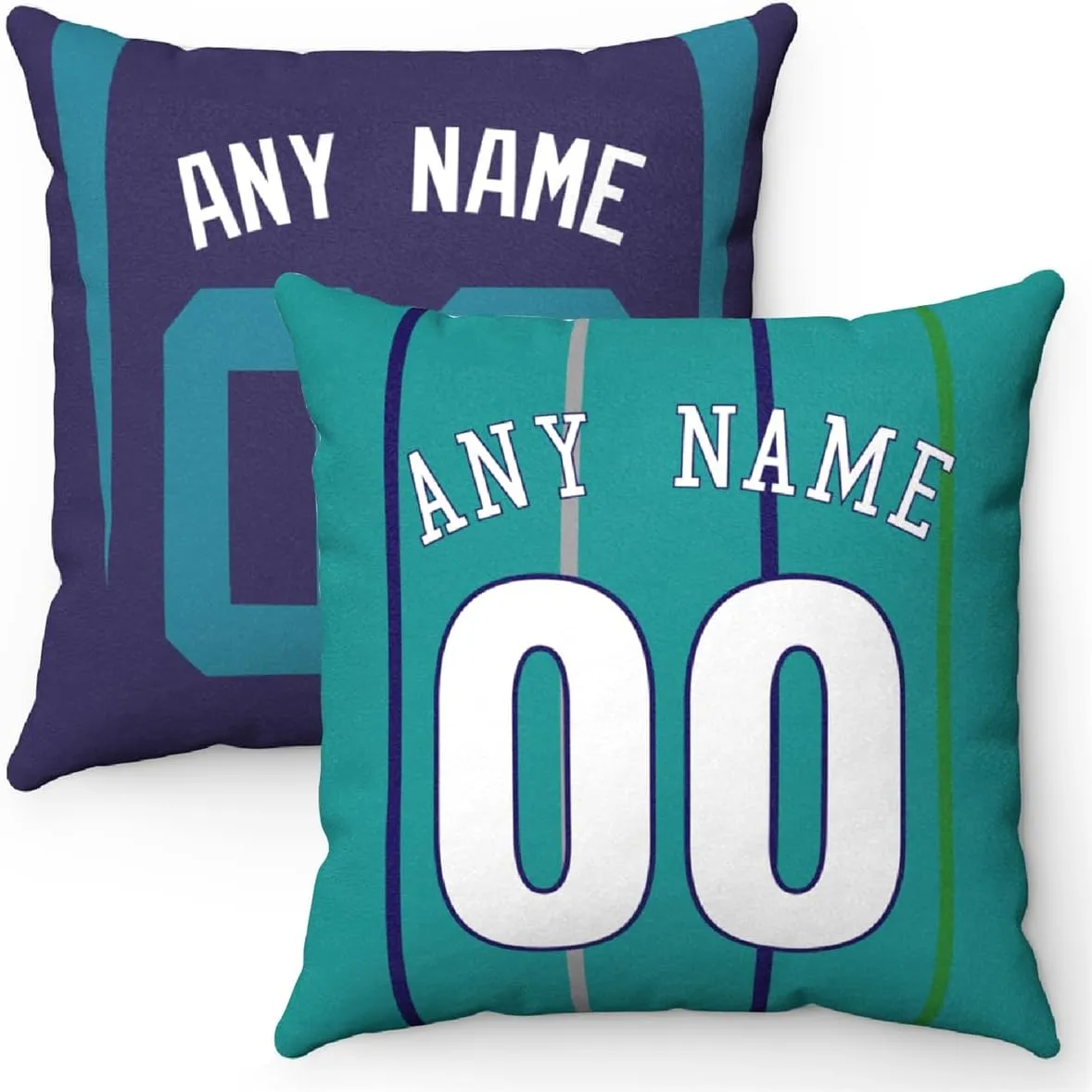 Generic Charlotte Pillow Throw pillow Customized Any Name & Number Gifts for Men Women Youth, 1 Pack