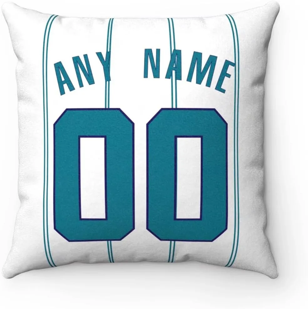 Generic Charlotte Pillow Throw pillow Customized Any Name & Number Gifts for Men Women Youth, 1 Pack