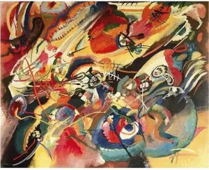 Generic Composition 7. Etude by Wassily Kandinsky PD - Van-Go Paint-by-Number Kit 60CMx75CM no Frame