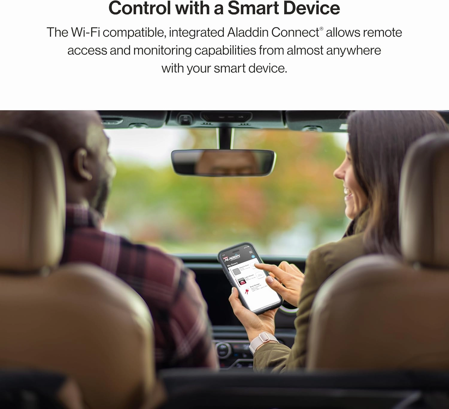 Genie Aladdin Connect Smartphone Garage Door Opener – Monitor, Open & Close Your Garage Door from Anywhere Using Your iPhone or Android Device