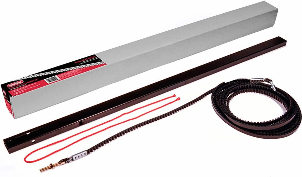 Genie QuietLift Connect Model 3053-TKV Drive Garage Door Opener & GEN39026R Garage Door Opener Extension Kit for 5-Piece Belt-Drive Tube Rails, one Size, Metallic