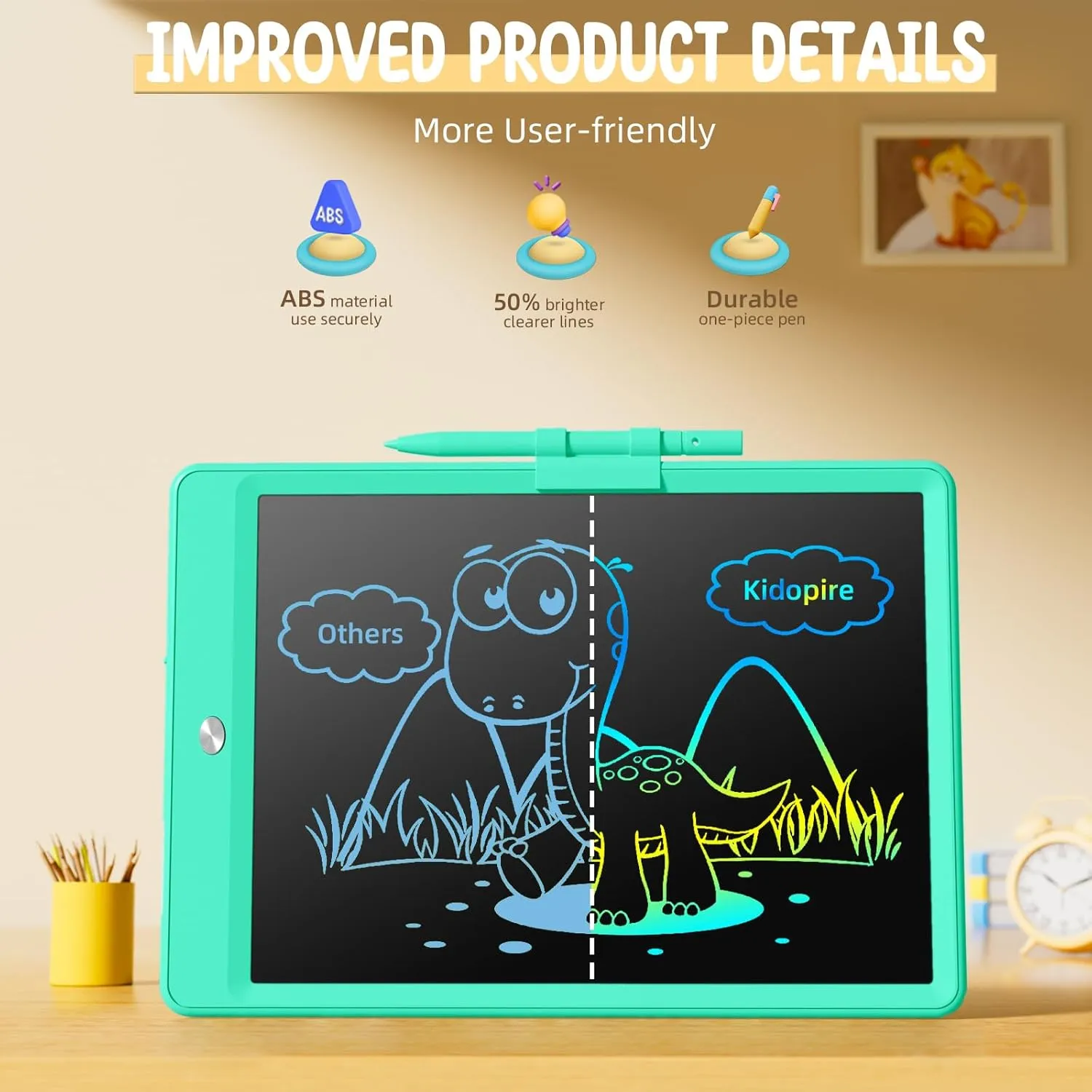 Girls Toys Gifts, LCD Writing Tablet Doodle Board, Reusable Drawing Pad Drawing Tablet Kids, Birthday for 3 4 5 6 7 8 Year Old Girls Boys, Stocking Stuffers for Kids…