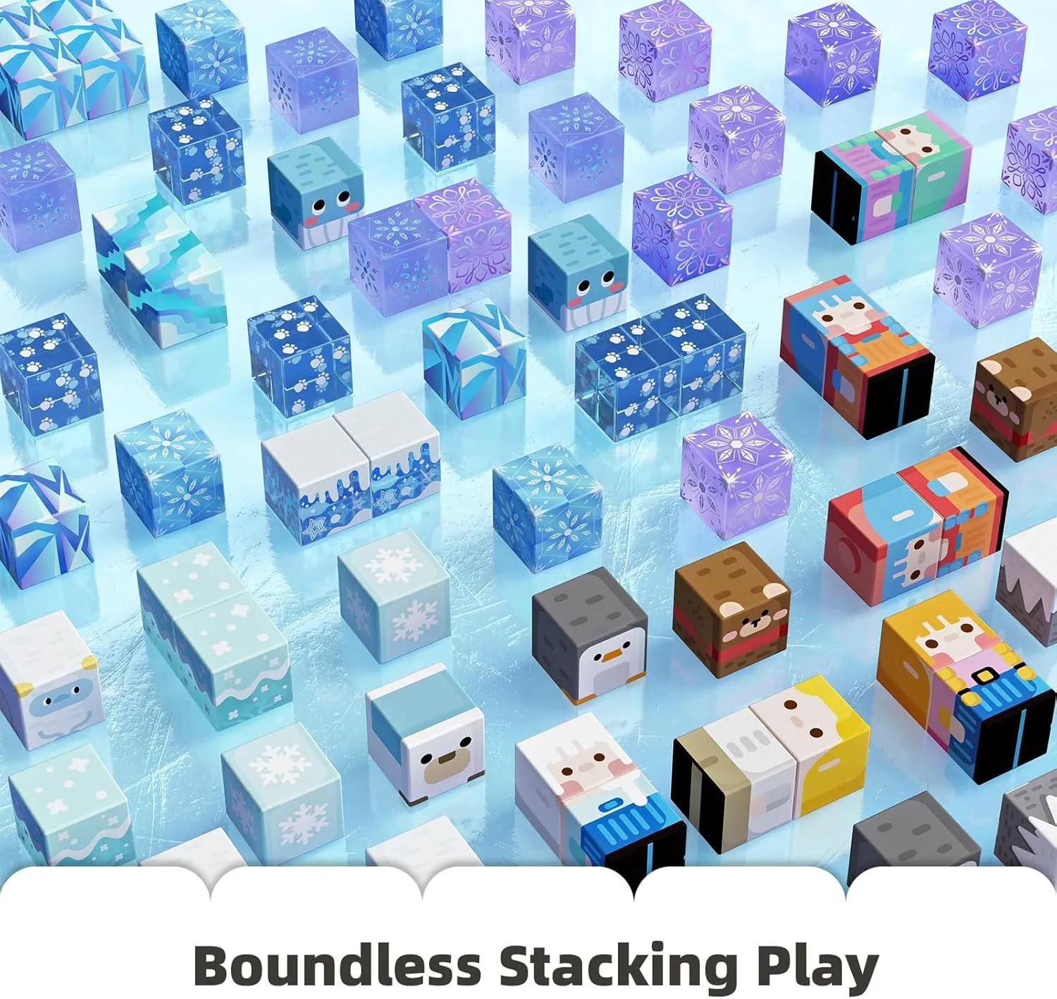 GobiDex 100PCS Magnetic Blocks Magnet Building Toys, Princess Castle Toys for Girls, Upgraded STEM Sensory Birthday Gift for Kids Age 3  Years Old