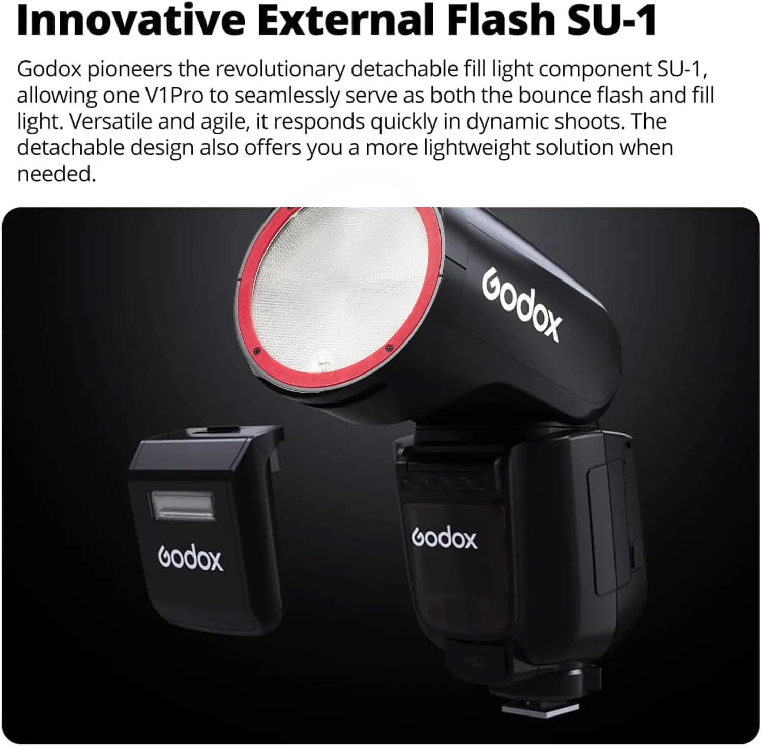 Godox V1 Pro S V1Pro S USA Version Camera Flash for Sony Camera Flash Speedlite Speedlight,76Ws 2.4G TTL 1/8000 HSS,500 Full Power Flashes,1.3s Recycle Time,2980mAh Li-ion Battery,LED Modeling Lamp