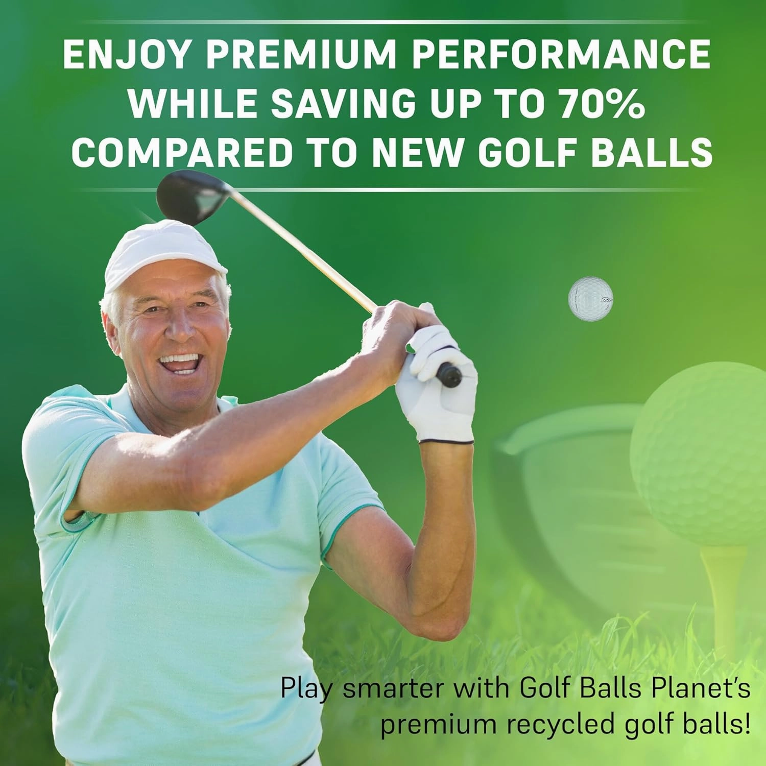 Golf Ball Planet Pro V1x 2023 3A/Good Recycled Used Golf Balls