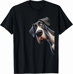 Goofy Giant Adorable Large Gentle Dog Lover Great Dane T-Shirt