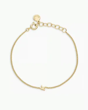 GORJANA WILDER MINI ALPHABET BRACELET K