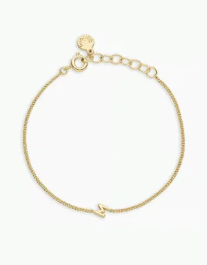 GORJANA WILDER MINI ALPHABET BRACELET M