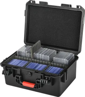Graded Sports Card Storage Box - Card Case for Trading | Baseball Card, Graded Card Slab Carrying Case Fits PSA BGS FGS & SGC, Waterproof Card Holder Storage Box for Top Loader, Magnetic (Holder 300 )