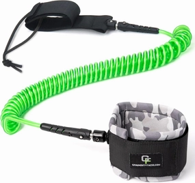 Gradient Fitness Ankle Surfboard Leash, Leash for Boogie Boards, Paddle board (SUP) & Surf boards