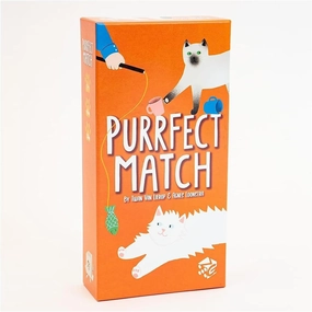 Greater Than Games | Purrfect Match | Family-Friendly Card Game | Perfect for Cat Lovers | 2 to 4 Players | 20 Minutes | Ages 8 