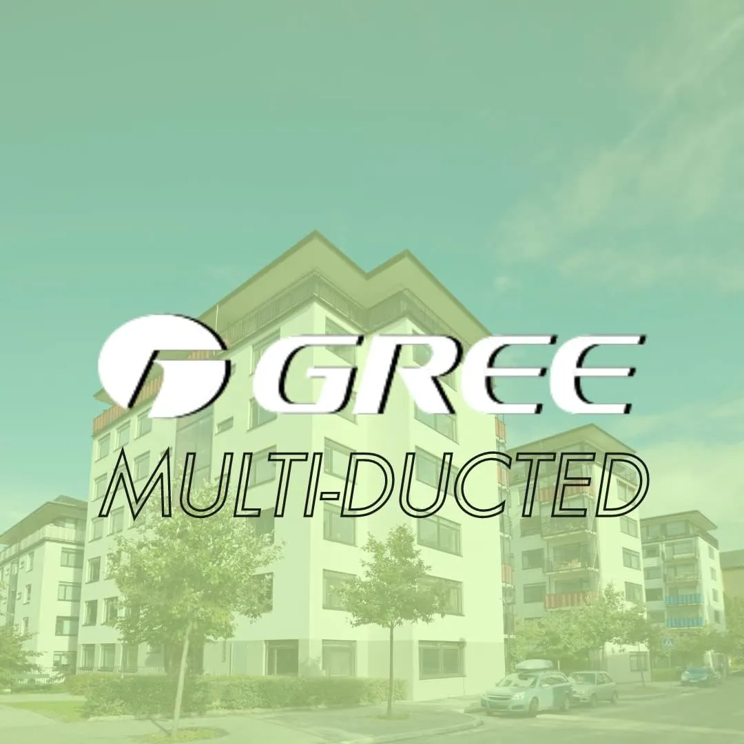 Gree 42,000 BTU Multi21  Tri-Zone Concealed Duct Mini Split Air Conditioner Heat Pump 208/230V SEER 21 (9-12-12)