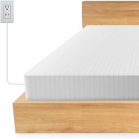Grounding Fitted Sheet with Ground Cord, California King Size (72'x84'x13', White), Earthing Bed Sheets for Better Sleep, Organic Cotton and Pure Silver Fiber