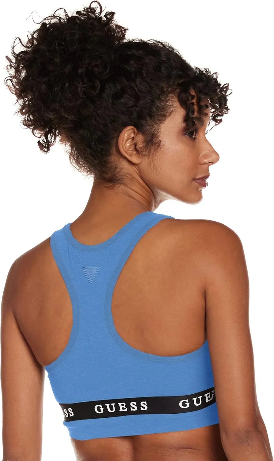 GUESS Women's Active Stretch Jersey Sports Bra