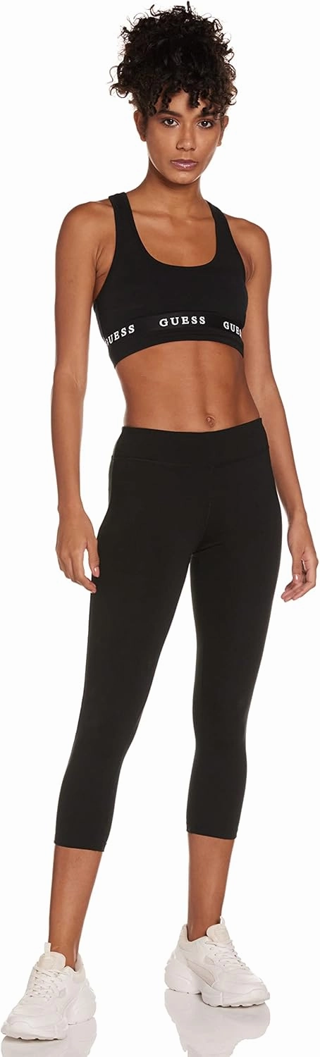 GUESS Women's Active Stretch Jersey Sports Bra