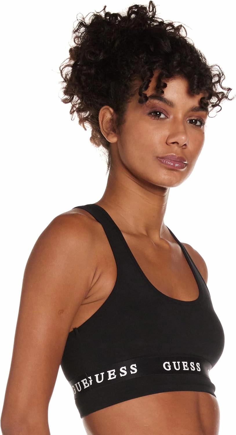 GUESS Women's Active Stretch Jersey Sports Bra