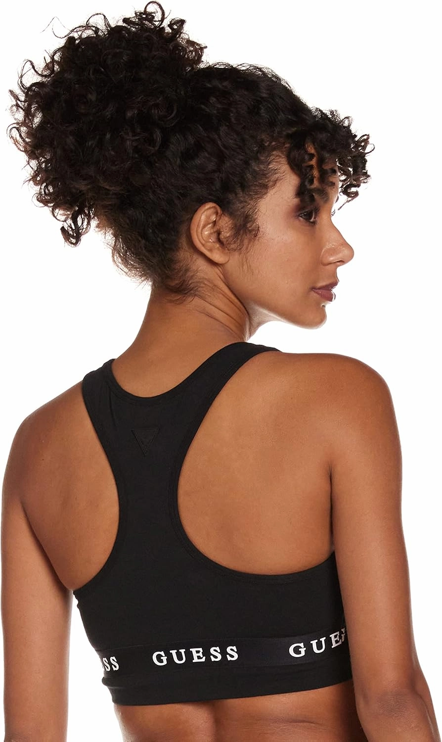 GUESS Women's Active Stretch Jersey Sports Bra