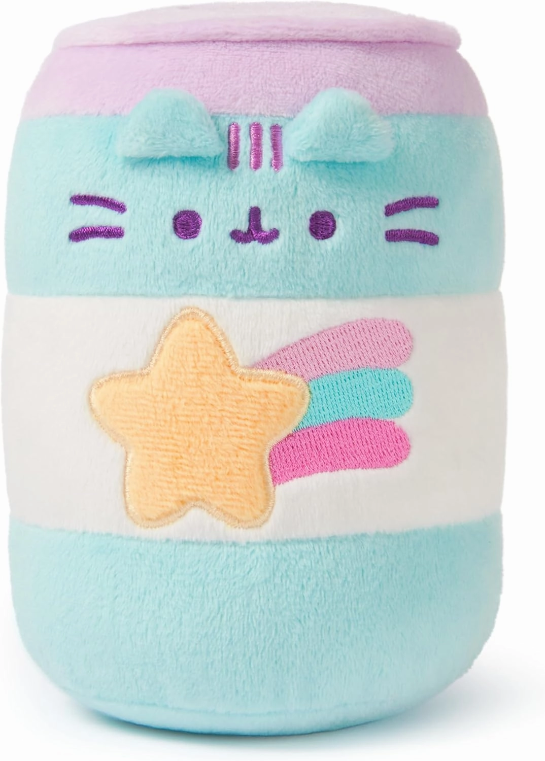 GUND Pusheen Gamer Pop Sip Plush, Collectible Energy Drink Plush Toy, Food Plushies, Gaming Decor, Stuffed Animal for Ages 8 and Up, Blue, 6”