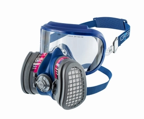 GVS SPR659 Elipse Integra Low Profile Mask with Goggle with Filters for Dust, Organic Gases and Vapors, S/M