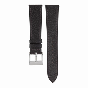 Handmade Chocolate Peccary Leather Watch Strap, Quick Release Leather Watch Bands 16mm 18mm 19mm 20mm 22mm For Men And Women (Chocolate)