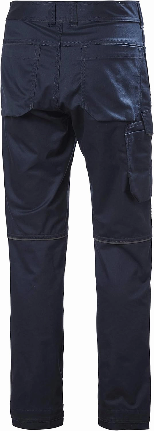 Helly-Hansen Workwear Manchester Service Work Pants for Men with 2-Way Mechanical Stretch and Fastened Closure Thigh Pocket
